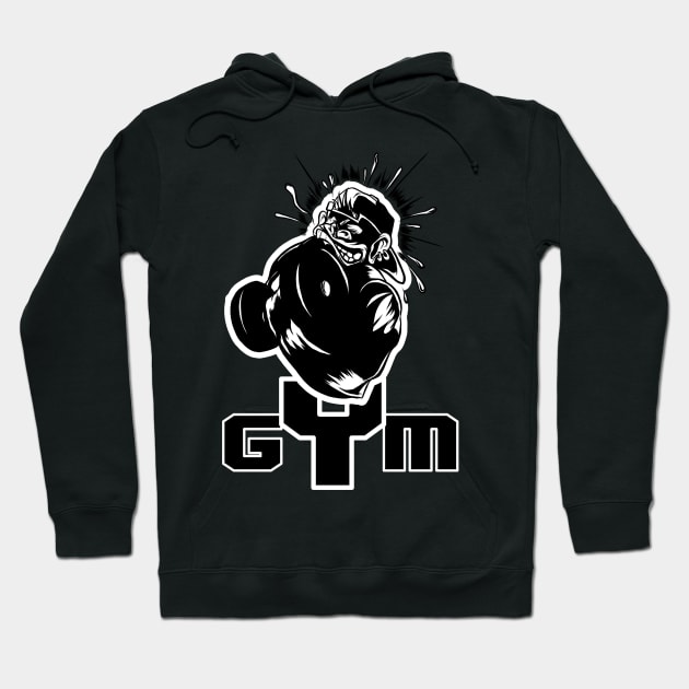 Best Gym Motivation Fitness Bodybuilding Hoodie by KK-Royal